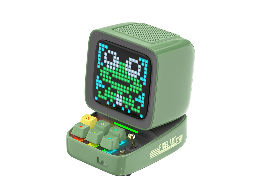 Divoom Ditoo-Pro Retro Pixel Art Bluetooth Speaker - Green in Qatar Divoom Ditoo-Pro Retro Pixel Art Bluetooth Speaker - Green in Qatar